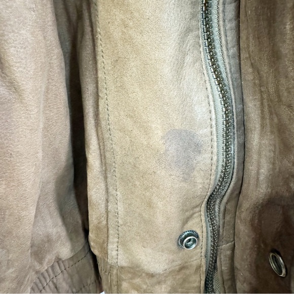 🪩 294. Vintage MEMBERS ONLY | Mens brown suede bomber jacket size 42 - Picture 11 of 13
